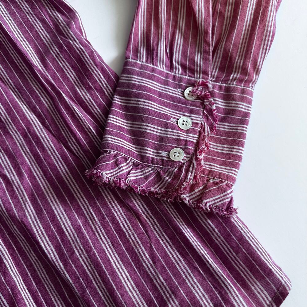 J.Crew pinstripe button front blouse - Picture 2 of 7